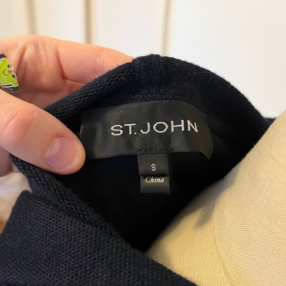 St John sweater/silk hoodie - Picture 6 of 7